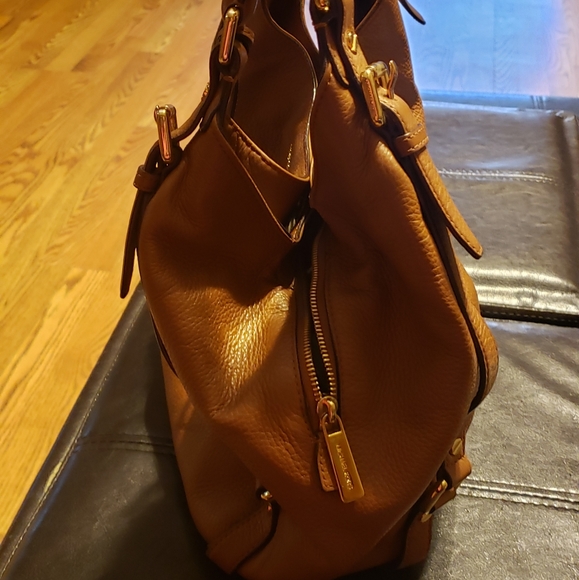 MK Brown Leather Bag - Picture 6 of 11